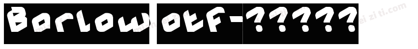 Barlow otf字体转换